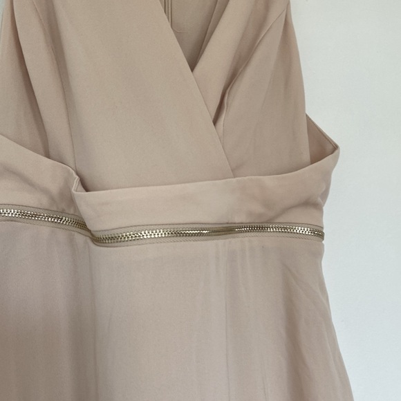 Marciano cream flowy asymmetric maxi dress - Picture 5 of 12